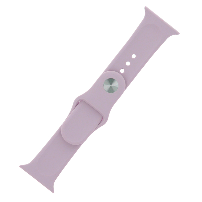 Curea silicon S/M pentru Apple Watch 38 / 40 / 41mm powder pink [2]