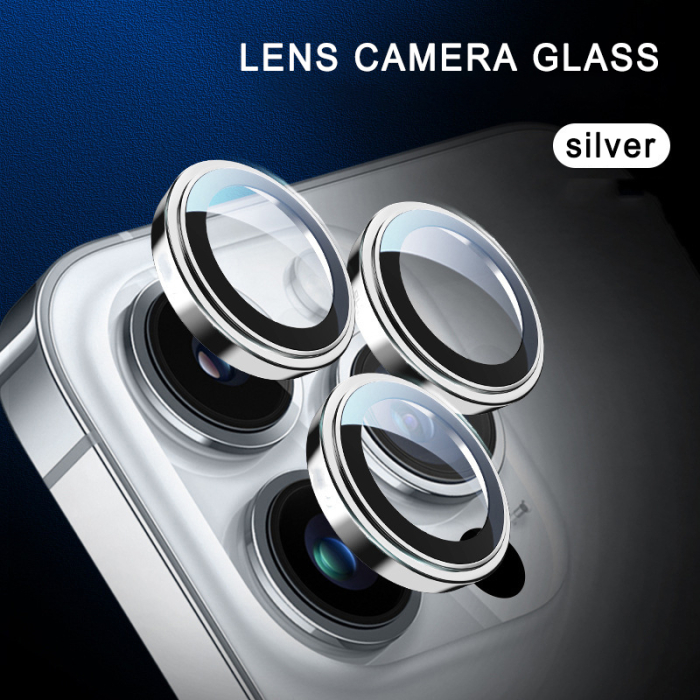 Folie protectie camera Metal Eagle Eye Original iPhone 14 Pro / iPhone 14 Pro Max - silver [4]