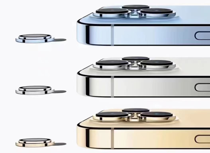 Folie protectie camera Metal Eagle Eye Original iPhone  iPhone 13 Pro / iPhone 13 Pro Max - gold [4]