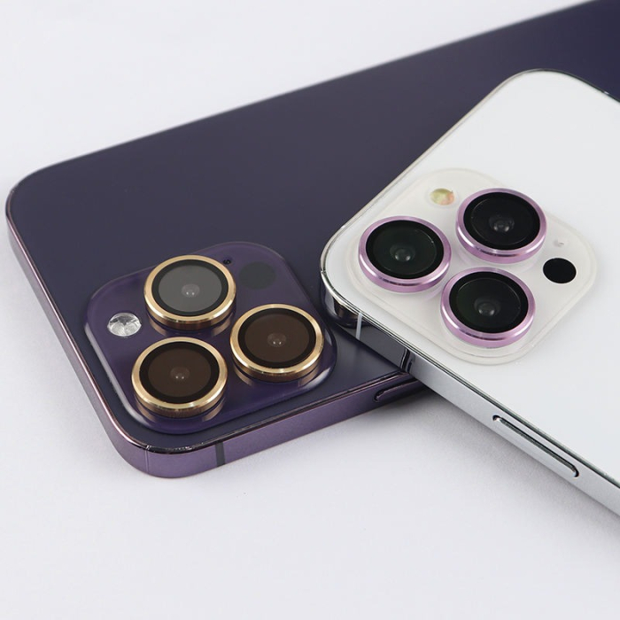 Folie protectie camera Metal Eagle Eye Original iPhone  iPhone 13 Pro / iPhone 13 Pro Max - gold [6]