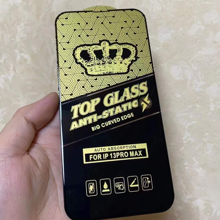 Folie sticla, full glue, ANTI-STATIC, pentru iPhone 15 Pro - bulk [2]