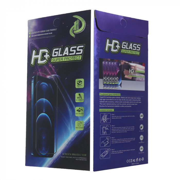 Folie sticla securizata 9D Samsung A55 5G blister [2]