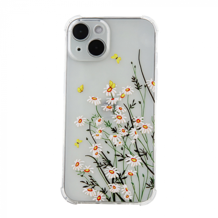 Husa antisoc Ultra Trendy Samsung Galaxy A15 4G / A15 5G flori 1 [3]