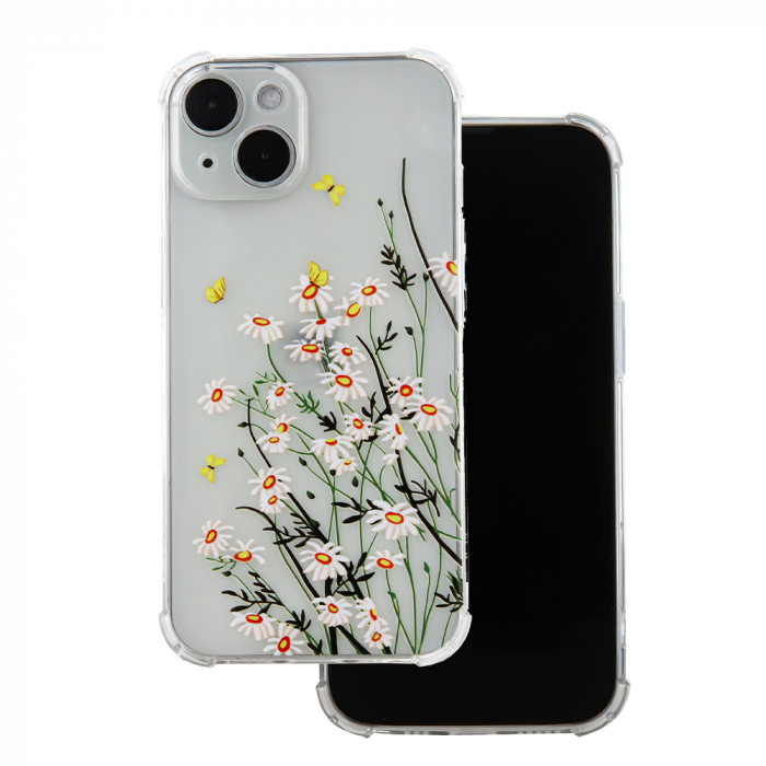 Husa antisoc Ultra Trendy Samsung Galaxy A15 4G / A15 5G flori 1 [2]