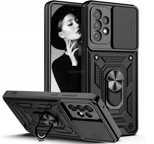 Husa Armor Ring Lens iPhone X/XS black [1]