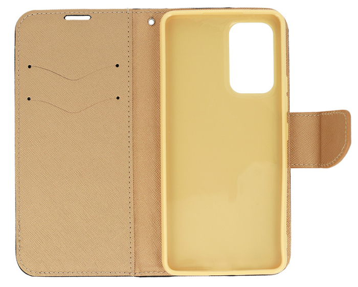 Husa carte Smart Fancy Samsung A54 5G black-gold [2]