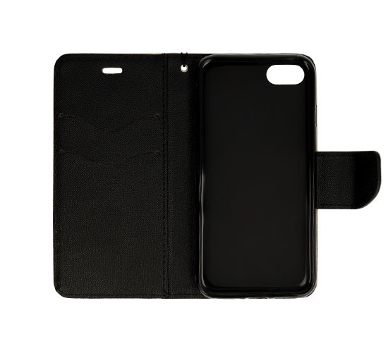 Husa carte Smart Fancy Xiaomi Redmi A1 / Redmi A2 gold-black [2]