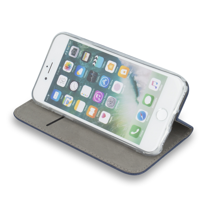Husa carte Smart Magnetic Motorola Moto E20 / E30 / E40 / E20S navy blue [3]