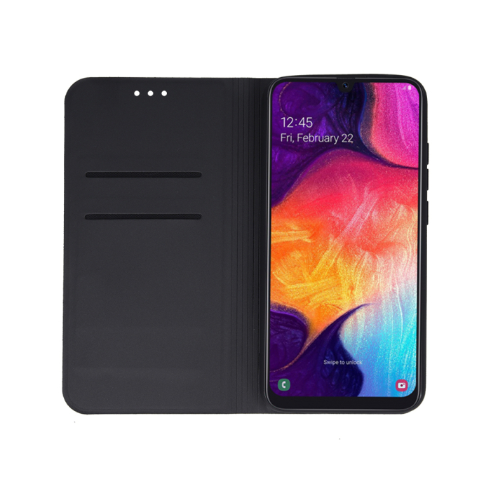 Husa carte Smart Skin pentru Huawei Y5P neagra [4]