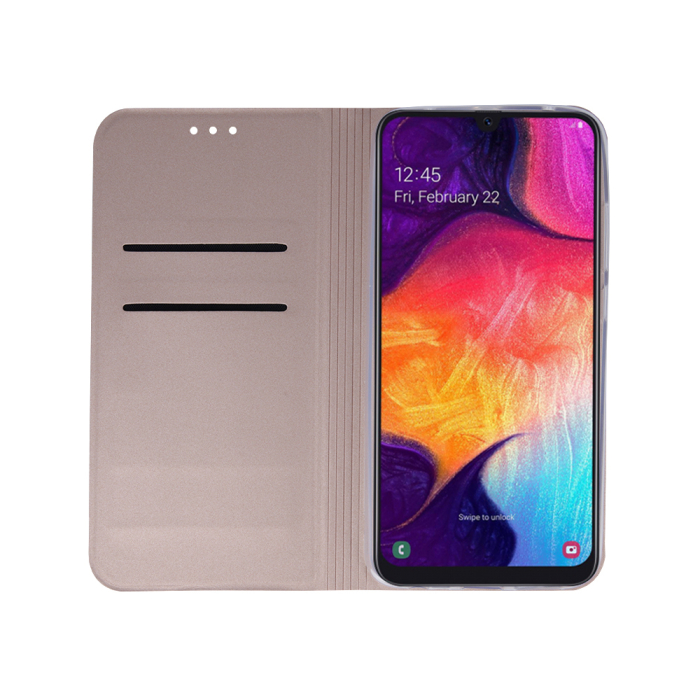 Husa carte Smart Skin pentru Huawei Y5P rose gold [3]