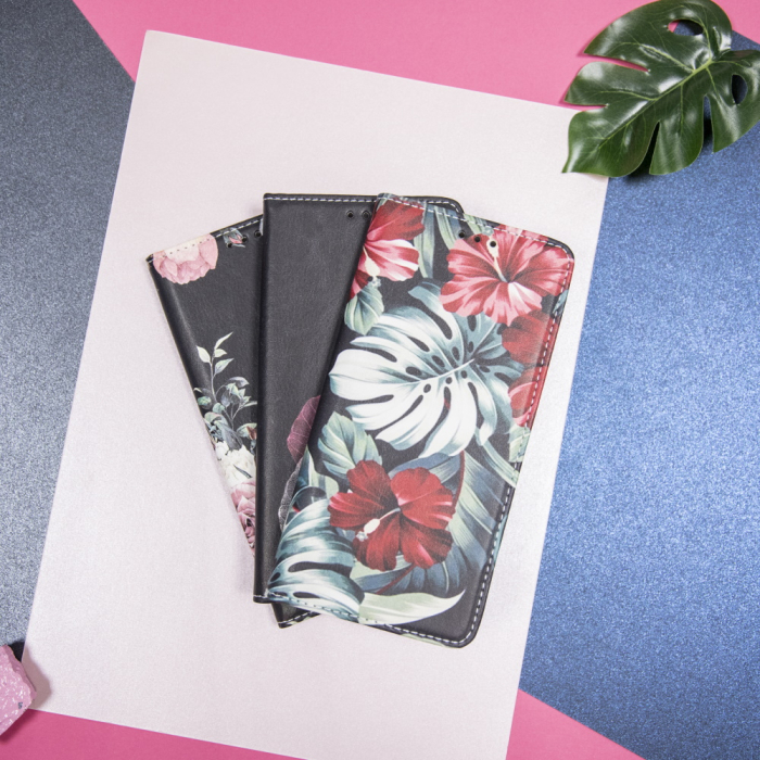 Husa carte Smart Trendy pentru Samsung A22 5G willow leaves [7]