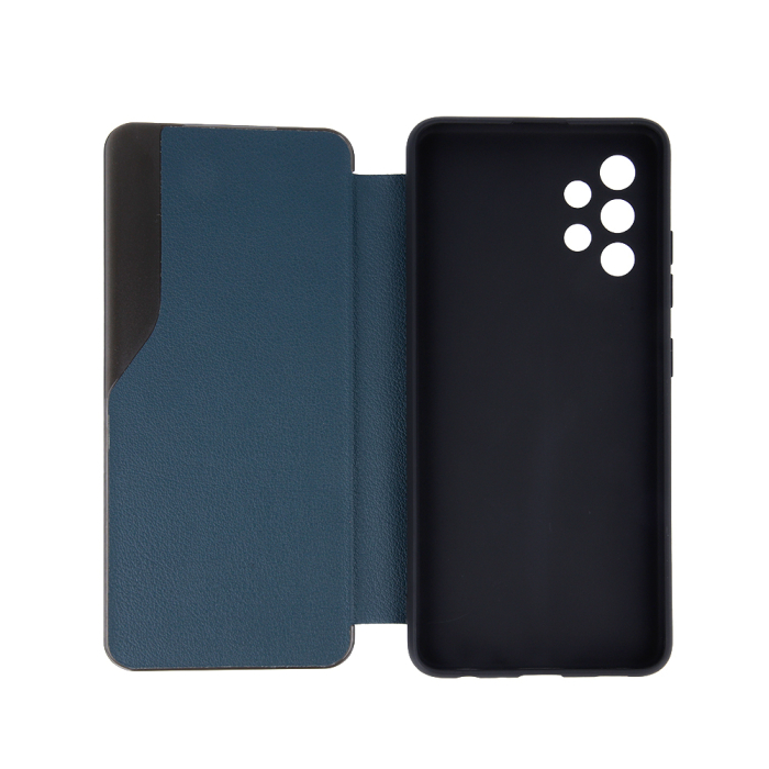Husa carte Smart View pentru Samsung Galaxy A22 4G dark green [4]