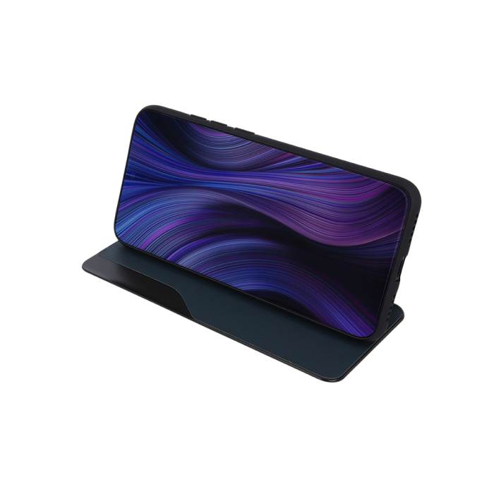 Husa carte Smart View pentru Samsung Galaxy A22 4G dark green [8]