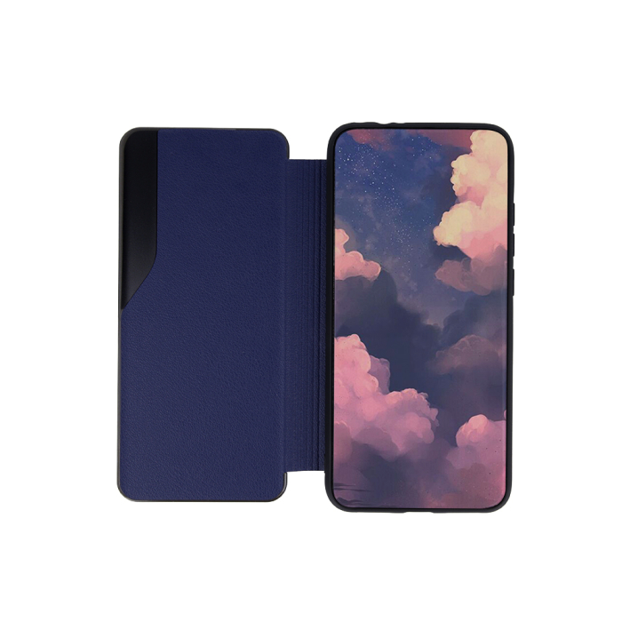 Husa carte Smart View pentru Samsung Galaxy A22 4G navy blue [7]