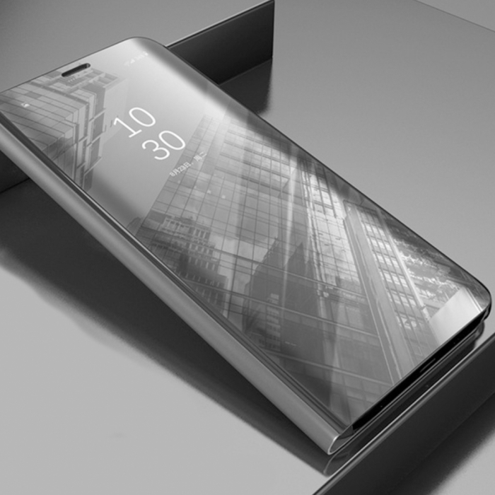 Husa carte tip oglinda Xiaomi Redmi 8 silver [4]