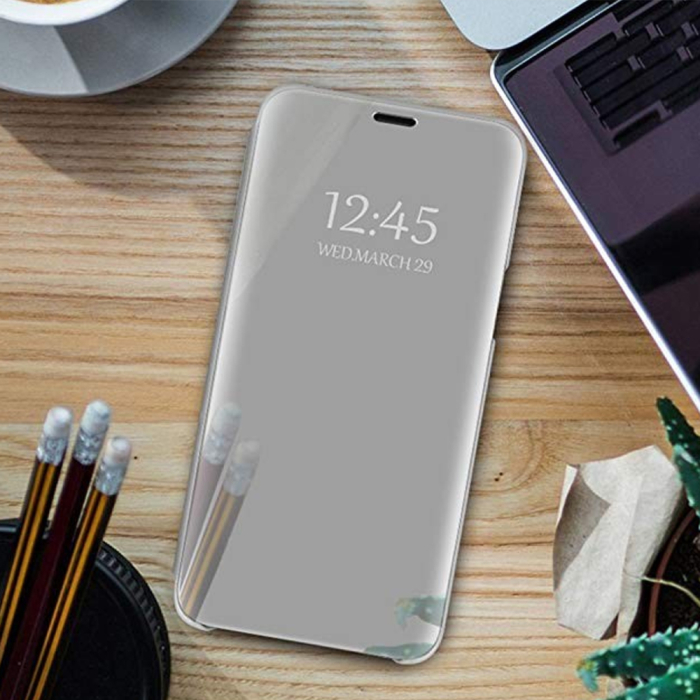Husa carte tip oglinda Xiaomi Redmi 8 silver [6]