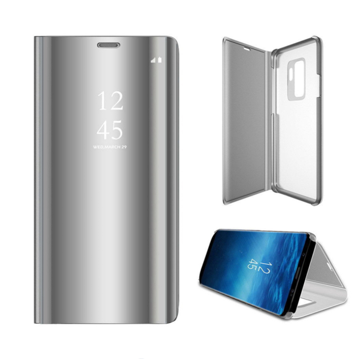 Husa carte tip oglinda Xiaomi Redmi 8 silver [2]