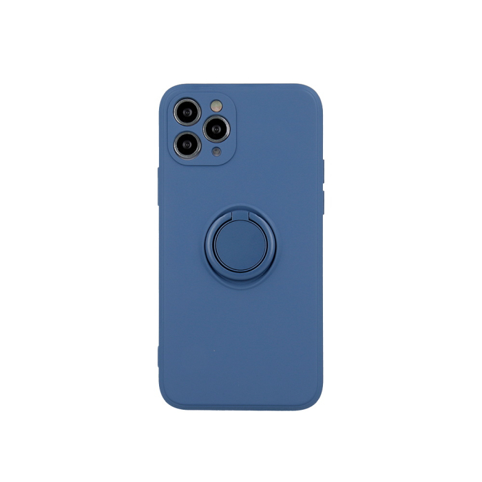 Husa cu inel si interior catifea pentru Samsung Galaxy A22 4G blue [3]
