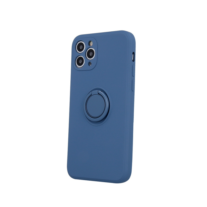 Husa cu inel si interior catifea pentru Samsung Galaxy A22 4G blue [1]