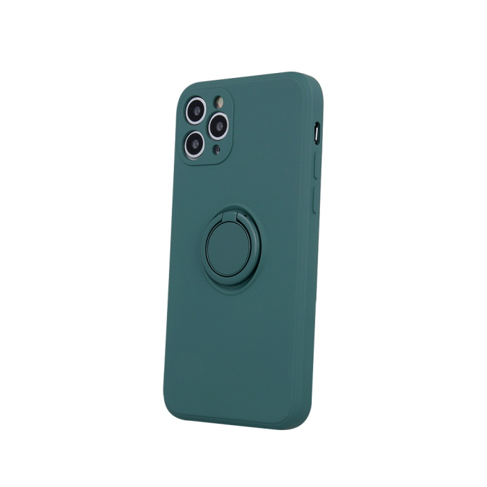 Husa cu inel si interior catifea pentru Samsung Galaxy A22 4G forest green [1]