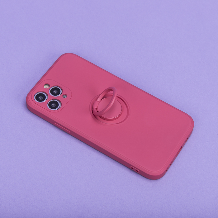 Husa cu inel si interior catifea pentru Samsung Galaxy A22 4G hawthorn [7]