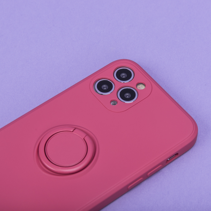 Husa cu inel si interior catifea pentru Samsung Galaxy A22 4G hawthorn [6]