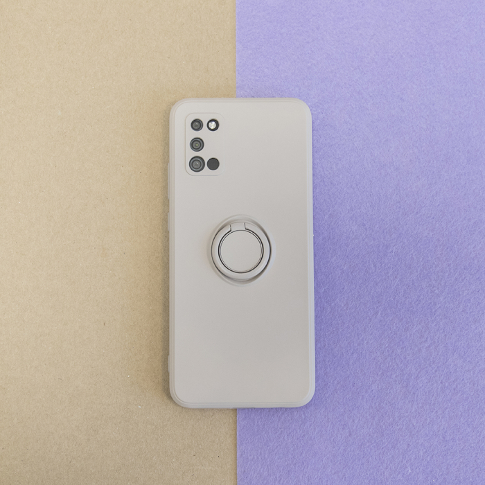 Husa cu inel si interior catifea Xiaomi Mi 11 Lite 4G / Mi 11 Lite 5G / 11 Lite 5G NE gri [7]