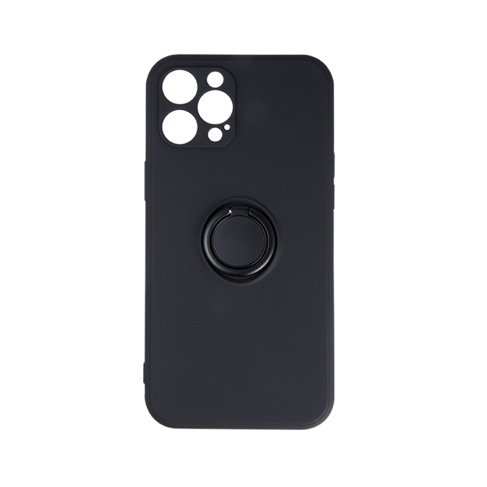 Husa cu inel si interior soft Xiaomi Redmi Note 12 5G (Global) black [2]