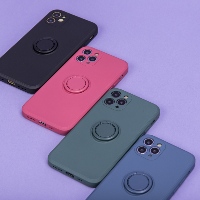 Husa cu inel si interior soft Xiaomi Redmi Note 12 5G (Global) black [9]