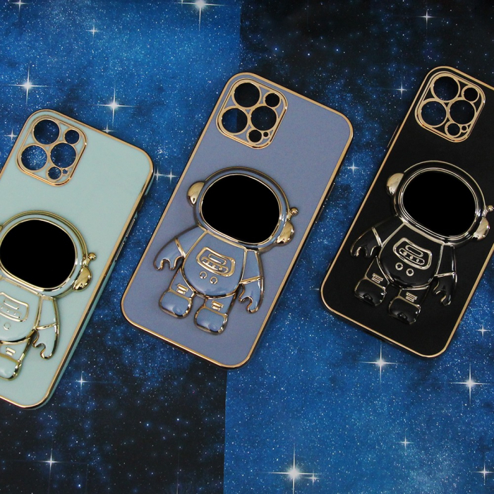 Husa cu popsocket Astronaut Samsung A15 4G / A15 5G albastru [11]