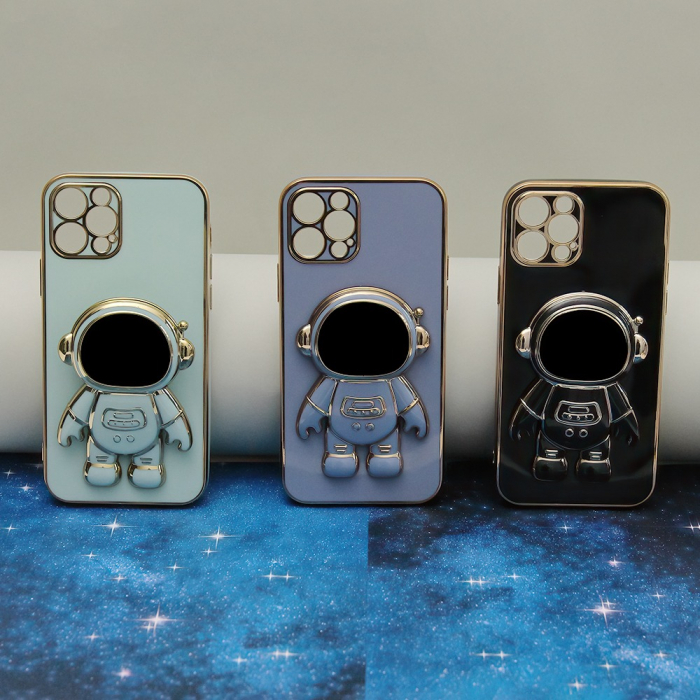Husa cu popsocket Astronaut Samsung A15 4G / A15 5G albastru [10]