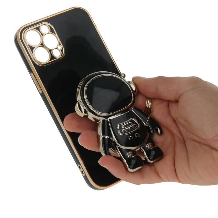 Husa cu popsocket Astronaut Samsung A15 4G / A15 5G negru [3]