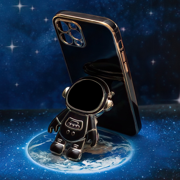 Husa cu popsocket Astronaut Samsung A15 4G / A15 5G negru [5]