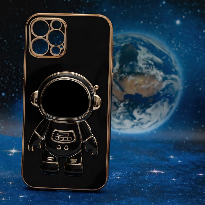 Husa cu popsocket Astronaut Samsung A15 4G / A15 5G negru [8]