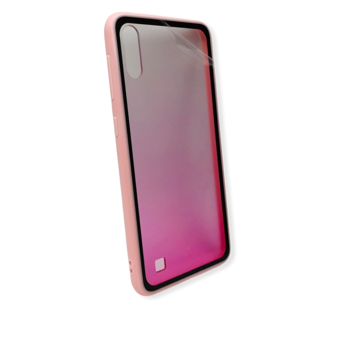 Husa Degrade Plastic + TPU iPhone 11 Pro 5.8") Roz [2]