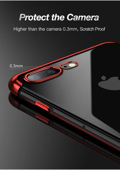 Husa electroplating iPhone 7/8 Gold [7]