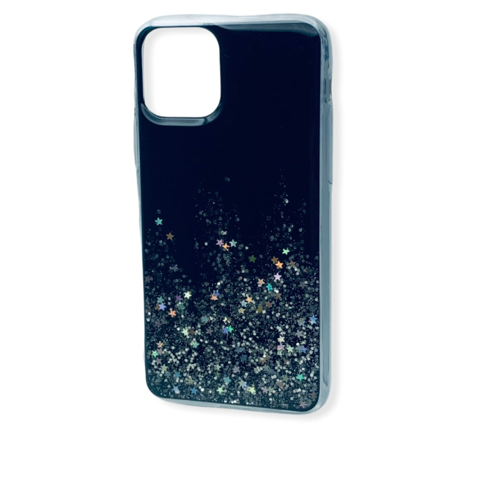 Husa Epoxy Glitter iPhone 11 Pro Max(6.5'') Black [4]
