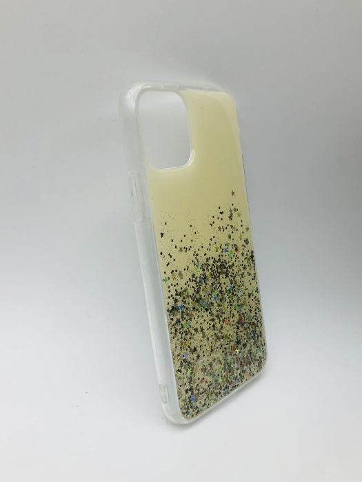 Husa Epoxy Glitter iPhone 11 Pro Max(6.5'') Cream [3]