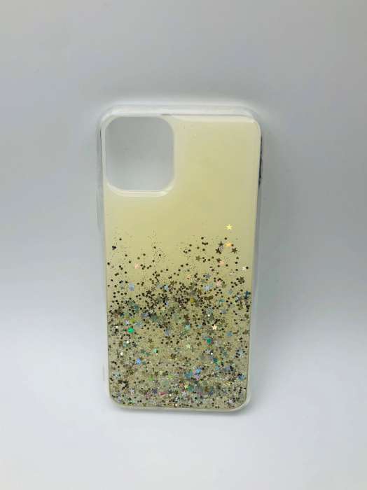 Husa Epoxy Glitter iPhone 11 Pro Max(6.5'') Cream [2]