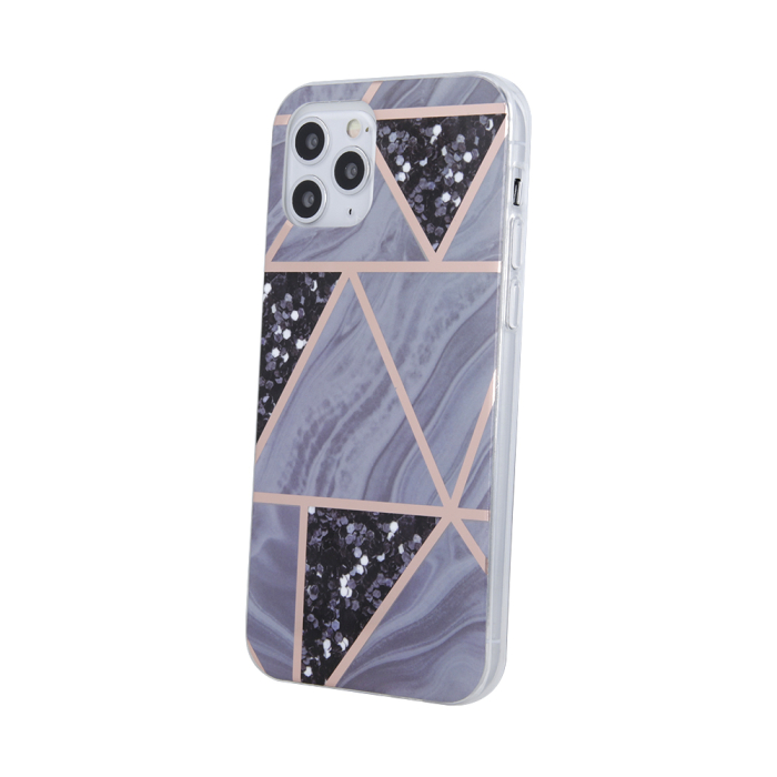 Husa Geometric Marble pentru Samsung A02s graphite [1]