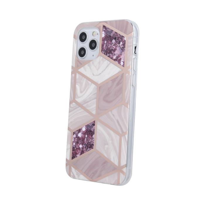 Husa Geometric Marble pentru Samsung A02s heather [1]