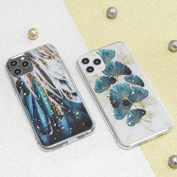 Husa Glam Oppo A57 4G 2022 / A57 5G 2022 / A57s 4G / A77 4G 2022 / A77 5G 2022 feathers [8]