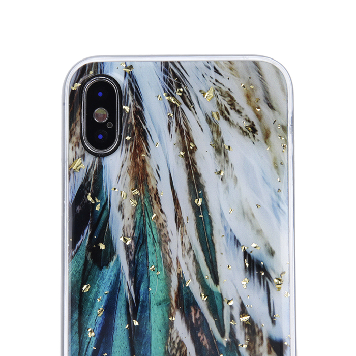 Husa Glam Oppo A57 4G 2022 / A57 5G 2022 / A57s 4G / A77 4G 2022 / A77 5G 2022 feathers [3]