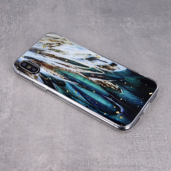 Husa Glam Oppo A57 4G 2022 / A57 5G 2022 / A57s 4G / A77 4G 2022 / A77 5G 2022 feathers [6]