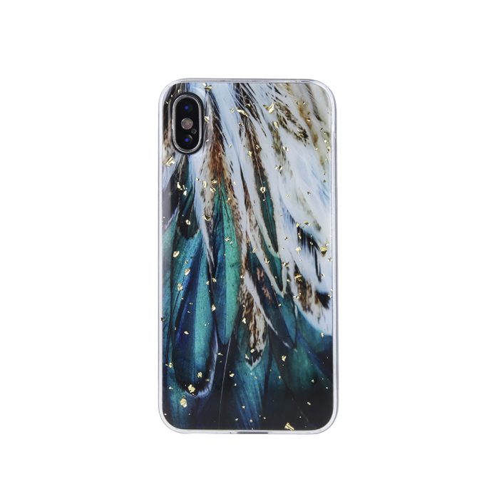 Husa Glam Oppo A57 4G 2022 / A57 5G 2022 / A57s 4G / A77 4G 2022 / A77 5G 2022 feathers [2]