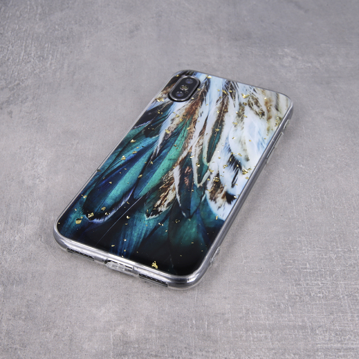 Husa Glam Oppo A57 4G 2022 / A57 5G 2022 / A57s 4G / A77 4G 2022 / A77 5G 2022 feathers [5]
