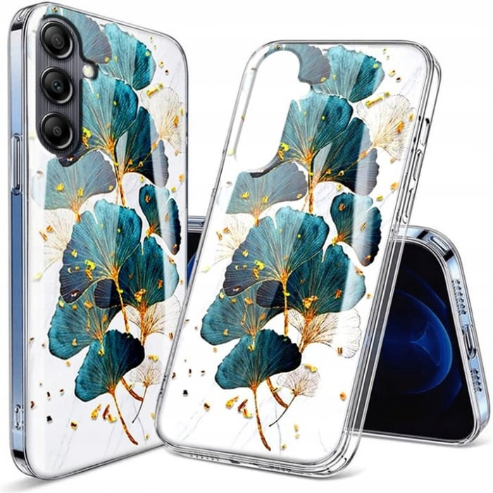 Husa Glam pentru Samsung Galaxy A34 5G leaves [1]