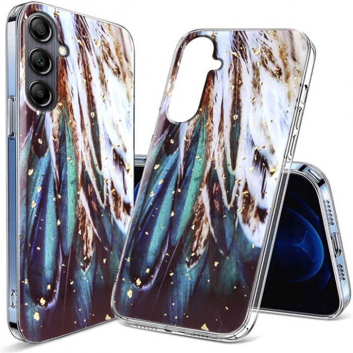 Husa Glam Samsung A34 5G feathers [1]