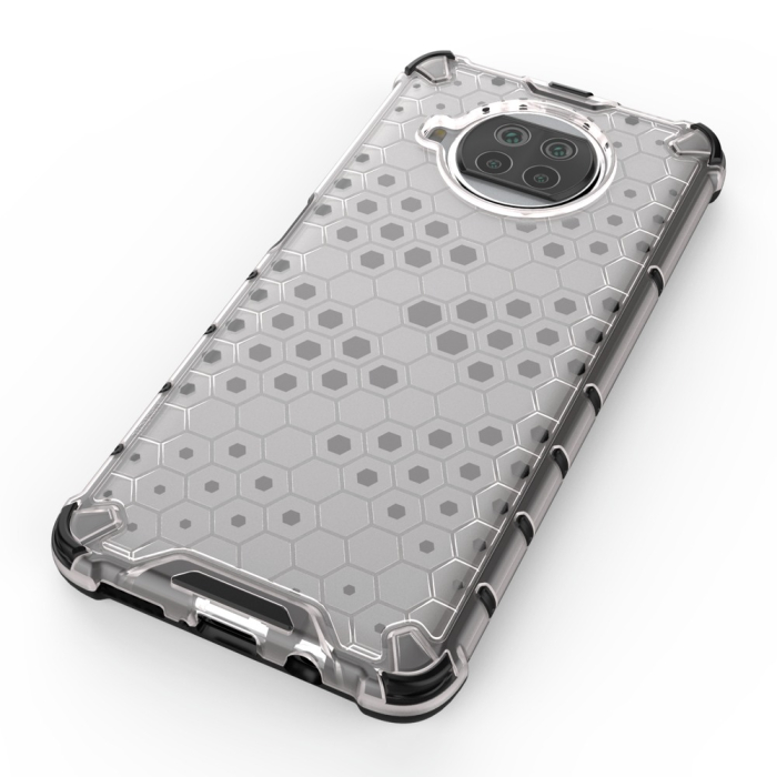 Husa Honeycomb Armor cu margine din silicon pentru Xiaomi Mi 10T Lite albastru [5]