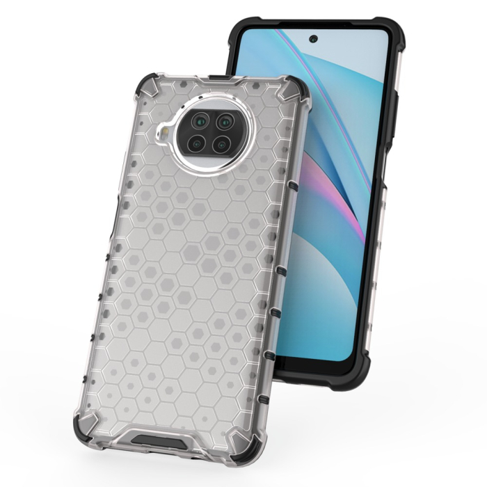 Husa Honeycomb Armor cu margine din silicon pentru Xiaomi Mi 10T Lite albastru [8]